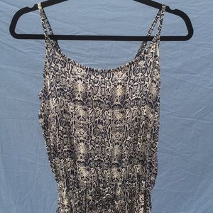 Maxi dress black and white